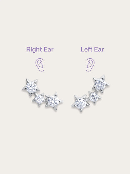 Shooting Star Flatback Earring