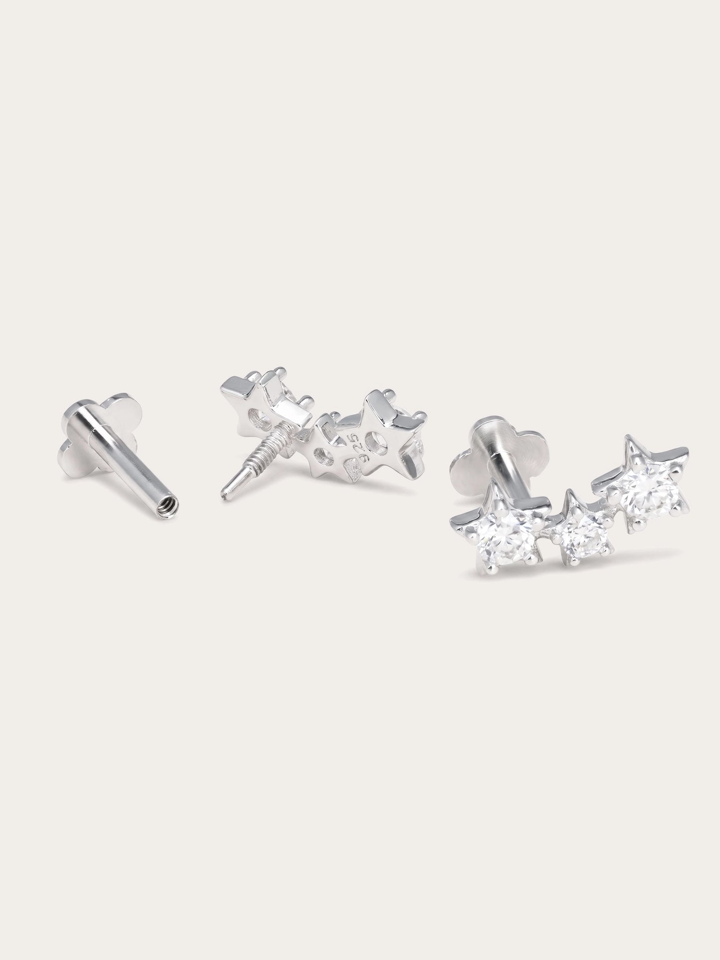 Shooting Star Flatback Earring