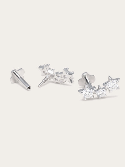 Shooting Star Flatback Earring