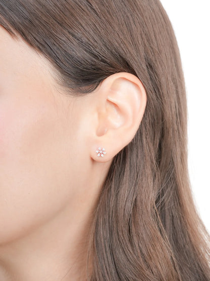 Snowflake Flatback Earring