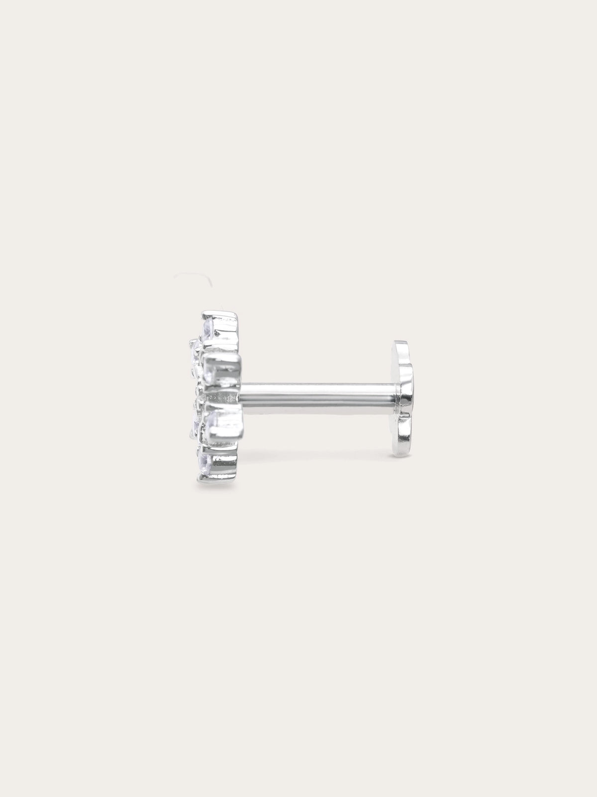 Snowflake Flatback Earring