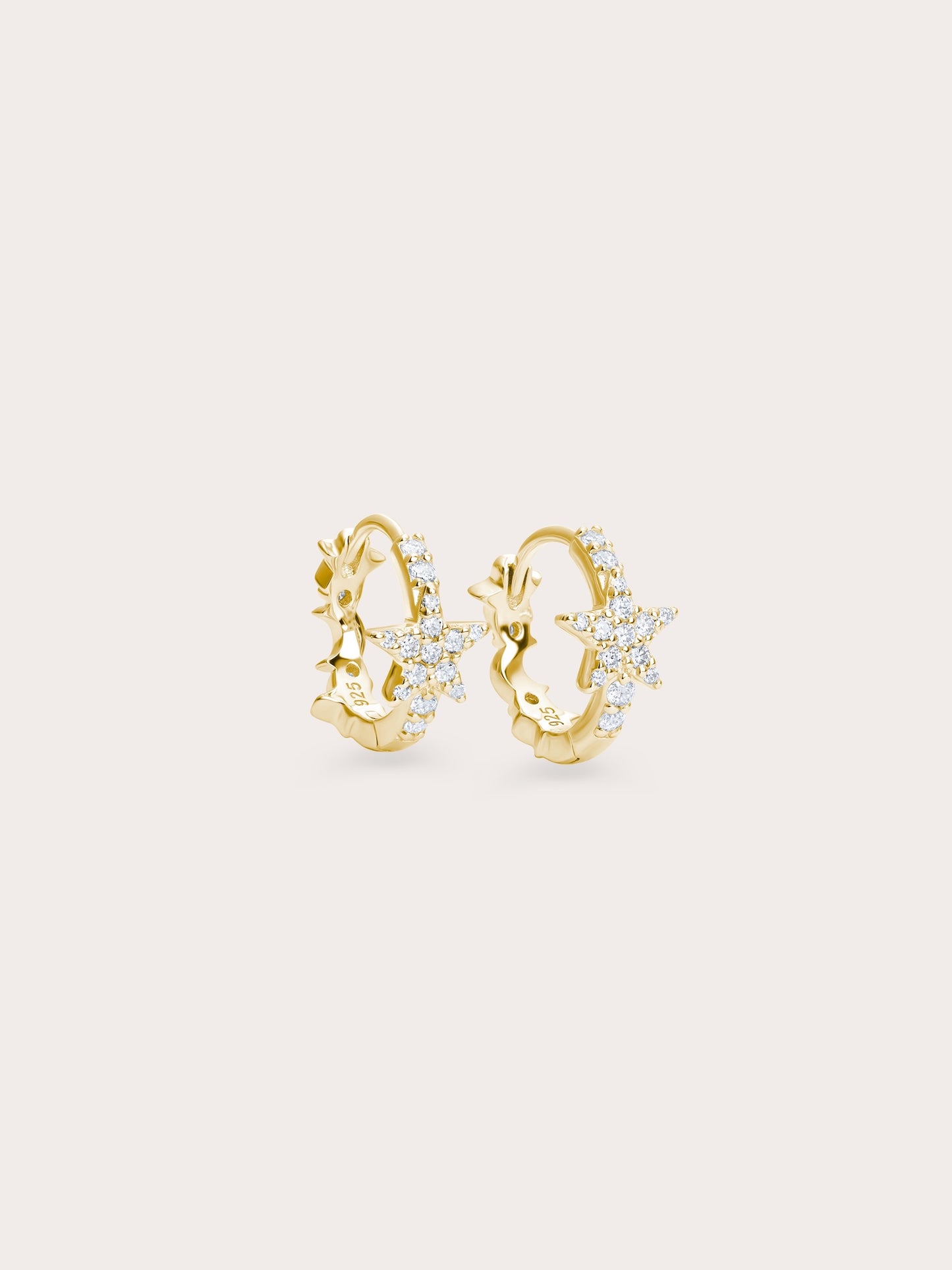 Starlight Huggie Earrings - Reversible