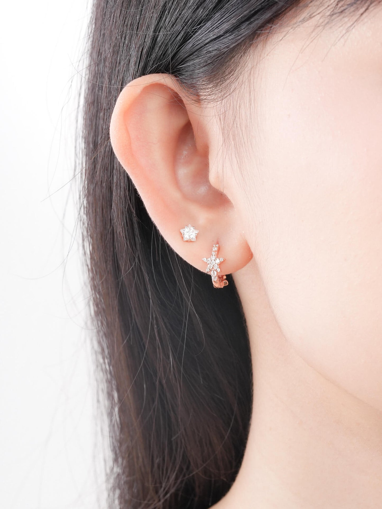 Starlight Huggie Earrings - Reversible