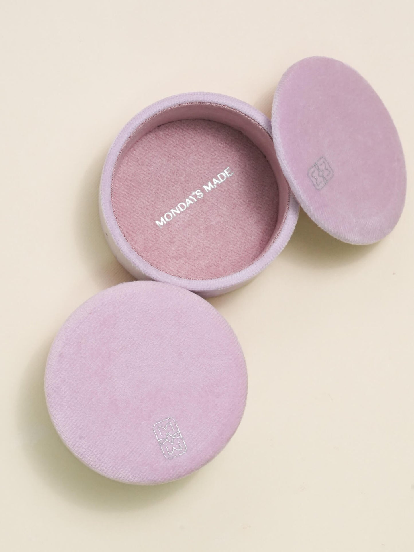 Mondays Made Suede Trinket Box