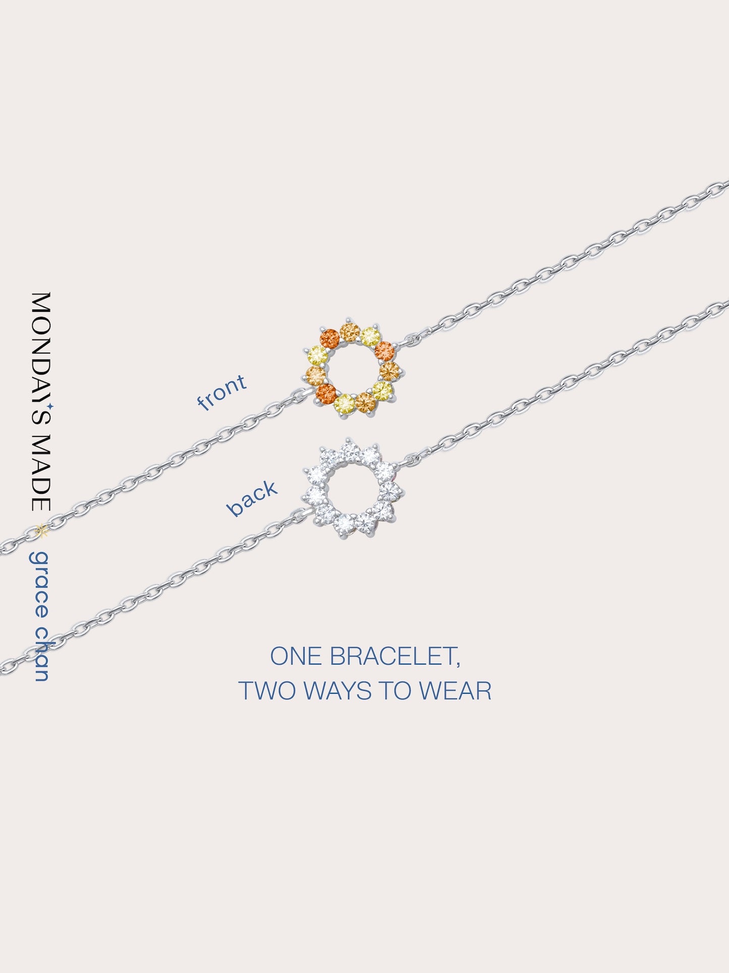 Sun Bracelet - Reversible
