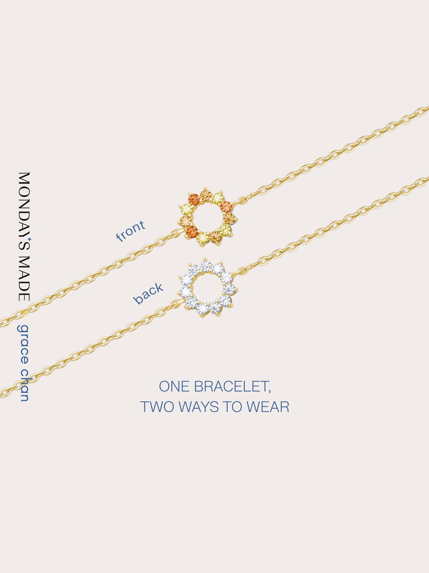 Sun Bracelet - Reversible