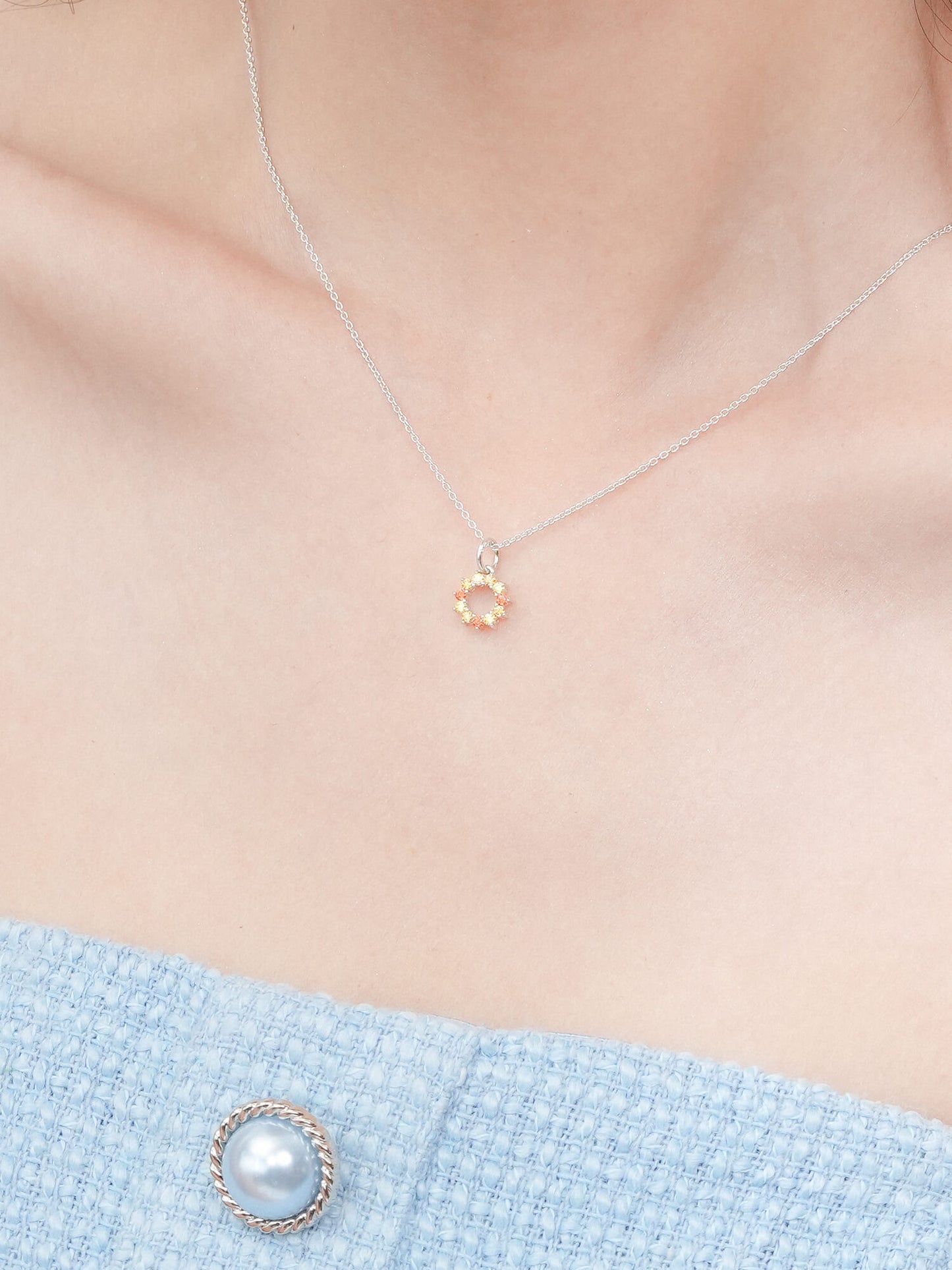 Sun Necklace - Reversible