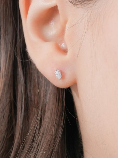 Sunray Marquise Flatback Earring
