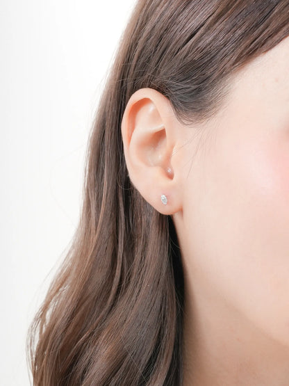 Sunray Marquise Flatback Earring