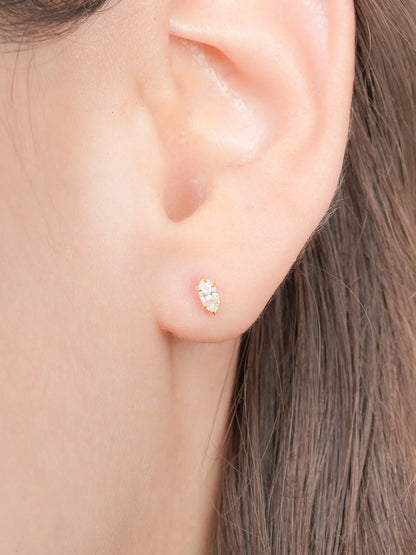 Sunray Marquise Flatback Earring