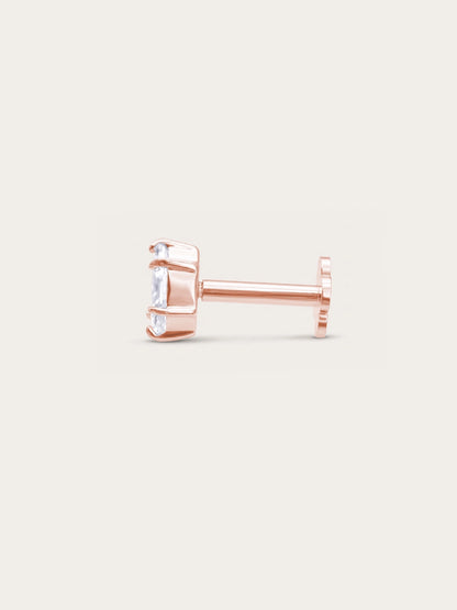 Sunray Marquise Flatback Earring