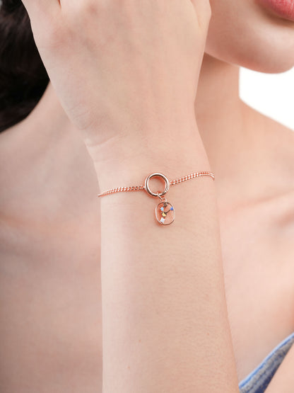 Taurus Charm Zodiac Charm Jewelry 18K Rose Gold (2) – Mondays Made Flower & Birthstone Jewelry Singapore