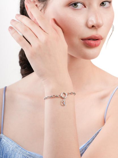 Taurus Charm Zodiac Charm Jewelry S925 Silver Rhodium – Mondays Made Flower & Birthstone Jewelry Singapore