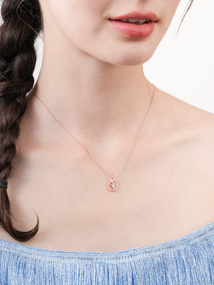 Taurus Necklace Zodiac Jewelry 18K Rose Gold (1) – Mondays Made Flower & Birthstone Jewelry Singapore