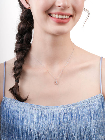 Taurus Necklace Zodiac Jewelry S925 Silver Rhodium (2) – Mondays Made Flower & Birthstone Jewelry Singapore