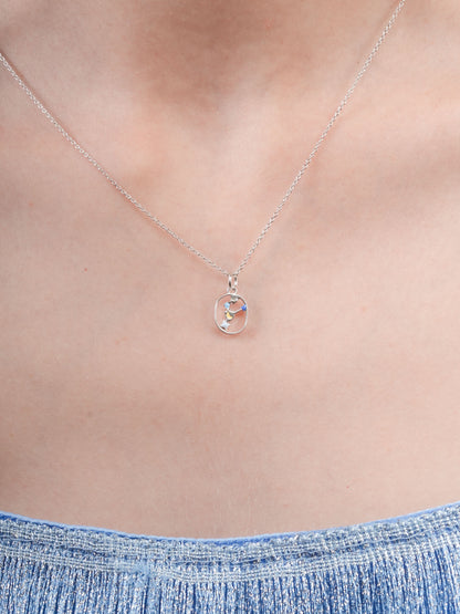 Taurus Necklace Zodiac Jewelry S925 Silver Rhodium (3) – Mondays Made Flower & Birthstone Jewelry Singapore