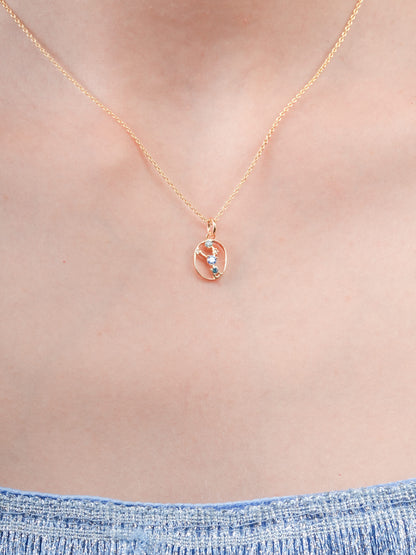 Taurus Necklace Zodiac Jewelry 18K Gold (1) – Mondays Made Flower & Birthstone Jewelry Singapore