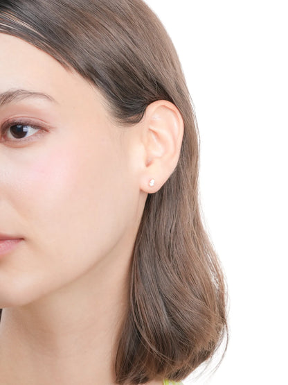 Teardrop Flatback Earring
