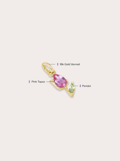 Tulip Charm 18K Gold (1) – Mondays Made Flower & Birthstone Jewelry Singapore