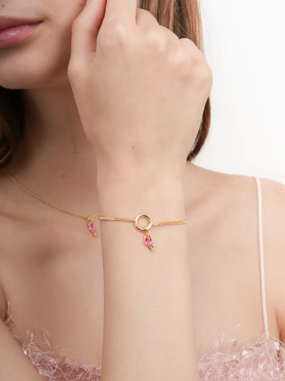 Tulip Charm 18K Gold (2) – Mondays Made Flower & Birthstone Jewelry Singapore