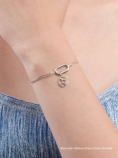 Virgo Charm Zodiac Charm Jewelry S925 Silver Rhodium Worn With – Mondays Made Flower & Birthstone Jewelry Singapore