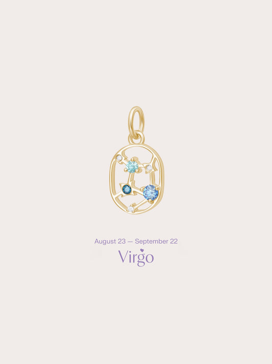 Virgo Charm - Zodiac Sign Jewelry