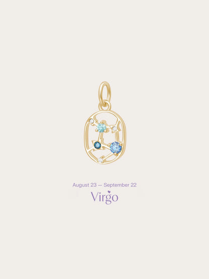 Virgo Charm - Zodiac Sign Jewelry