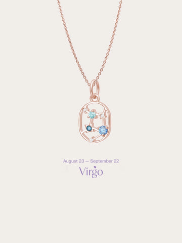 Virgo Necklace - Zodiac Sign Jewelry