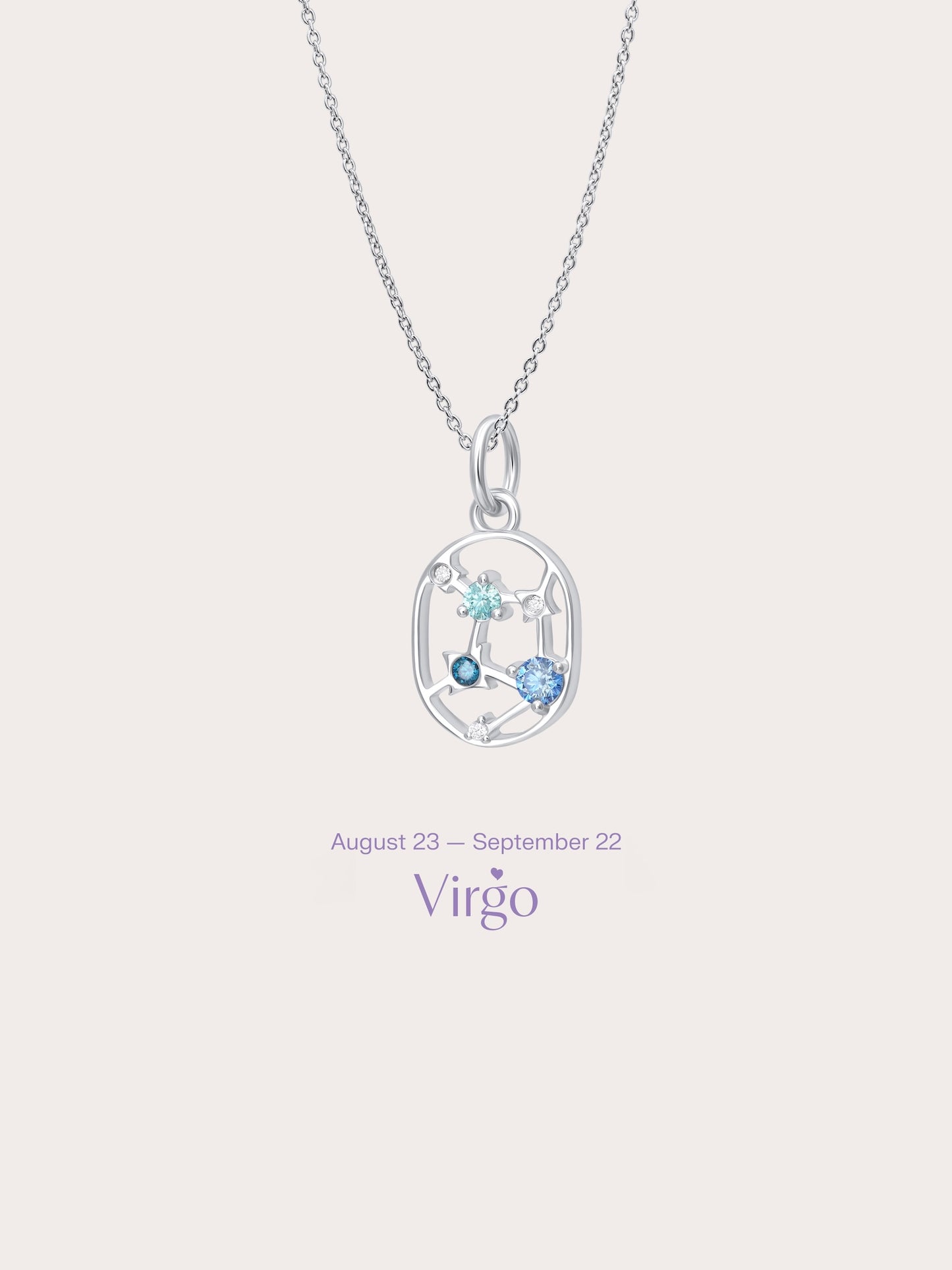 Virgo Necklace - Zodiac Sign Jewelry
