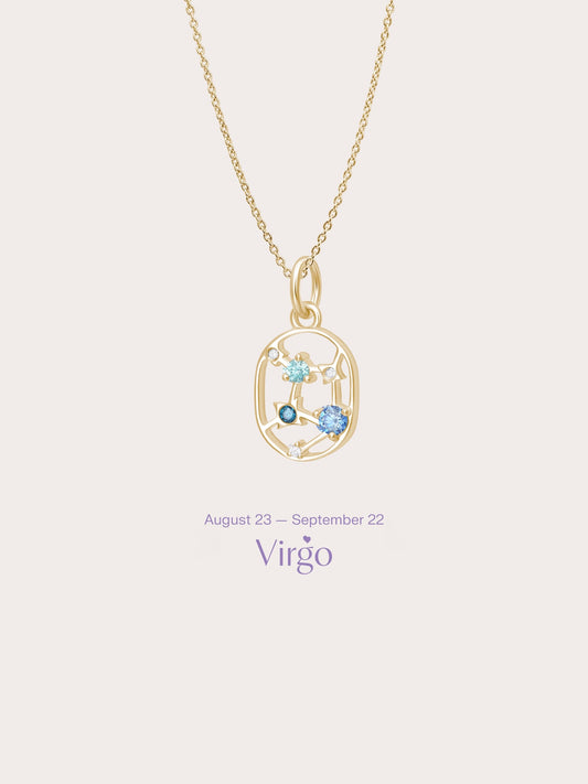 Virgo Necklace - Zodiac Sign Jewelry