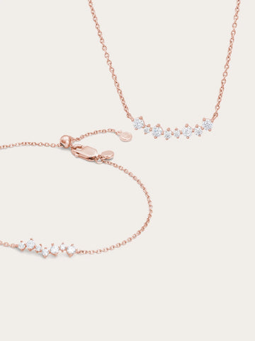 Wishing Arc Necklace and Bracelet Set
