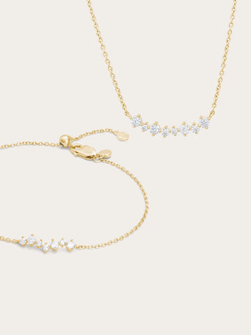 Wishing Arc Necklace and Bracelet Set