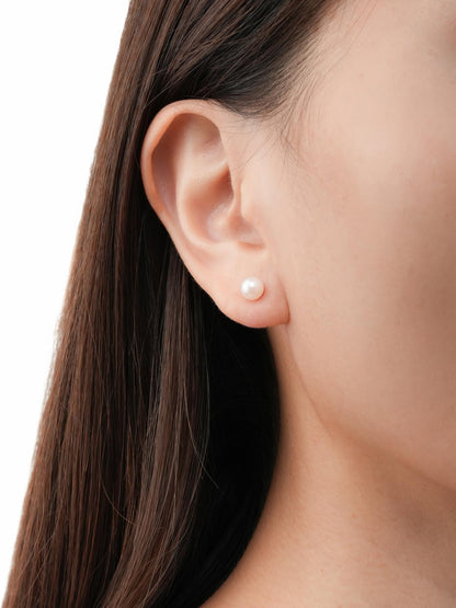 Akoya Pearl Large Stud Earrings 2e (2) – Mondays Made Flower & Birthstone Jewelry Singapore