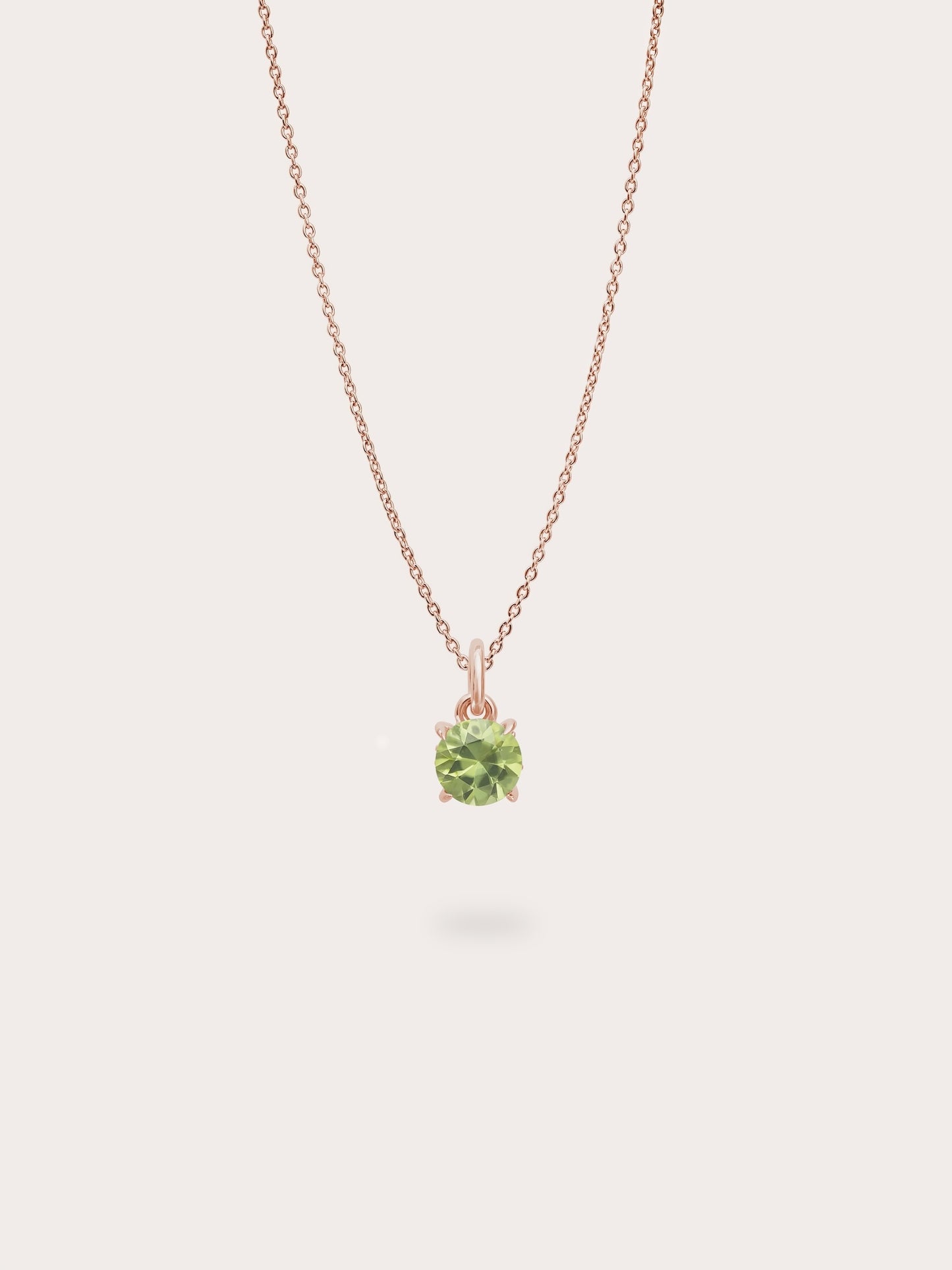 August Birthstone Necklace - Peridot