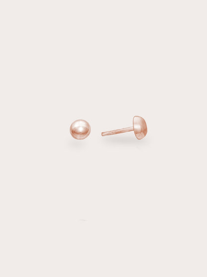 Baroque Pearl Drop Earrings 18K Rose Gold (2) – Mondays Made Flower & Birthstone Jewelry Singapore