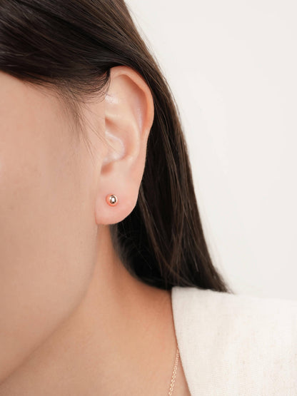 Baroque Pearl Two Way Drop Earrings 18K Rose Gold (3) – Mondays Made Flower & Birthstone Jewelry Singapore