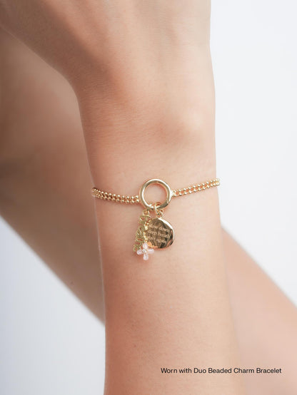 Breathe Charm Set 18K Gold (1) – Mondays Made Flower & Birthstone Jewelry Singapore