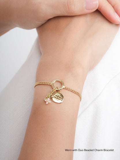 Breathe Charm Set 18K Gold (2) – Mondays Made Flower & Birthstone Jewelry Singapore