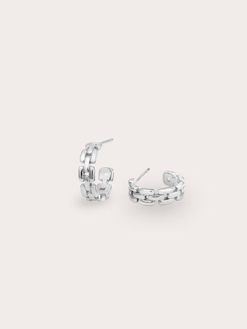 Classic Watch Chain S925 Silver Rhodium Flat – Mondays Made Flower & Birthstone Jewelry Singapore