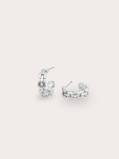 Classic Watch Chain S925 Silver Rhodium Flat – Mondays Made Flower & Birthstone Jewelry Singapore