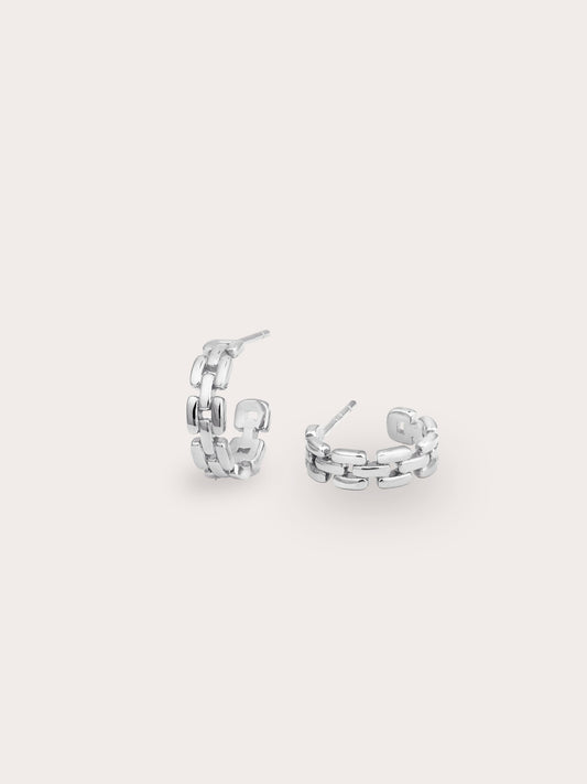 Classic Watch Chain S925 Silver Rhodium Flat – Mondays Made Flower & Birthstone Jewelry Singapore