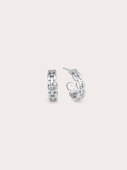 Classic Watch Chain S925 Silver Rhodium – Mondays Made Flower & Birthstone Jewelry Singapore