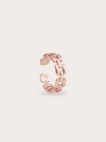 Classic Watch Ring 18K Rose Gold (2) – Mondays Made Flower & Birthstone Jewelry Singapore