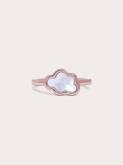 Cloud Ring 18K Rose Gold (1) – Mondays Made Flower & Birthstone Jewelry Singapore