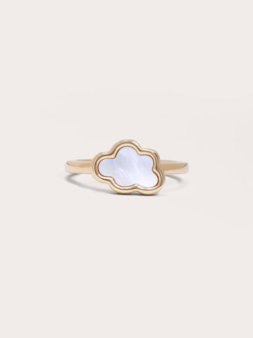 Cloud Ring 18K Gold (1) – Mondays Made Flower & Birthstone Jewelry Singapore