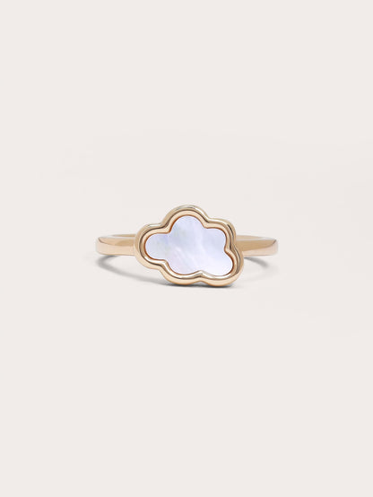 Cloud Ring 18K Gold (1) – Mondays Made Flower & Birthstone Jewelry Singapore