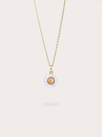 Daisy Necklace 18K Gold (1) – Mondays Made Flower & Birthstone Jewelry Singapore