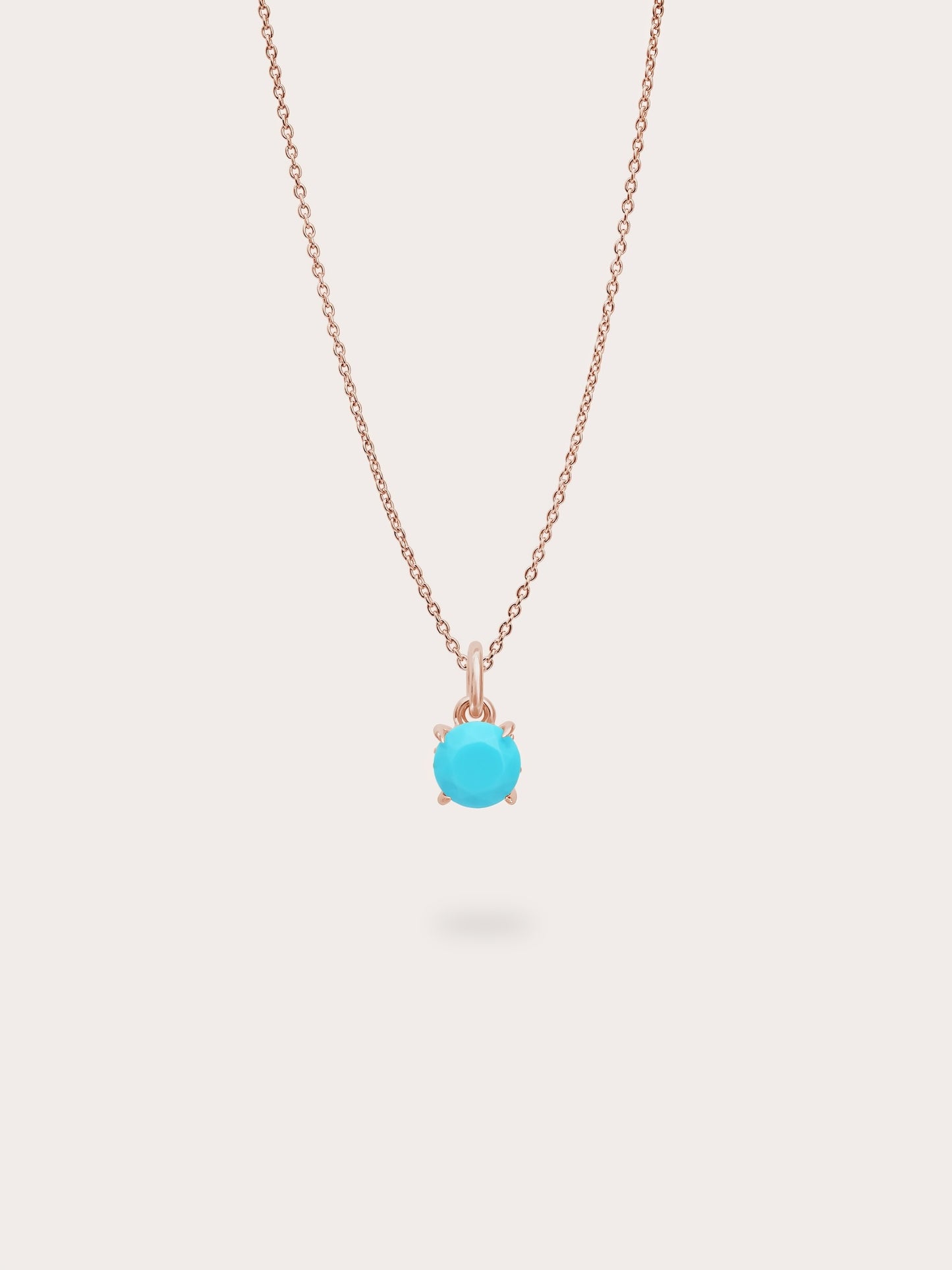 December Birthstone Necklace - Turquoise