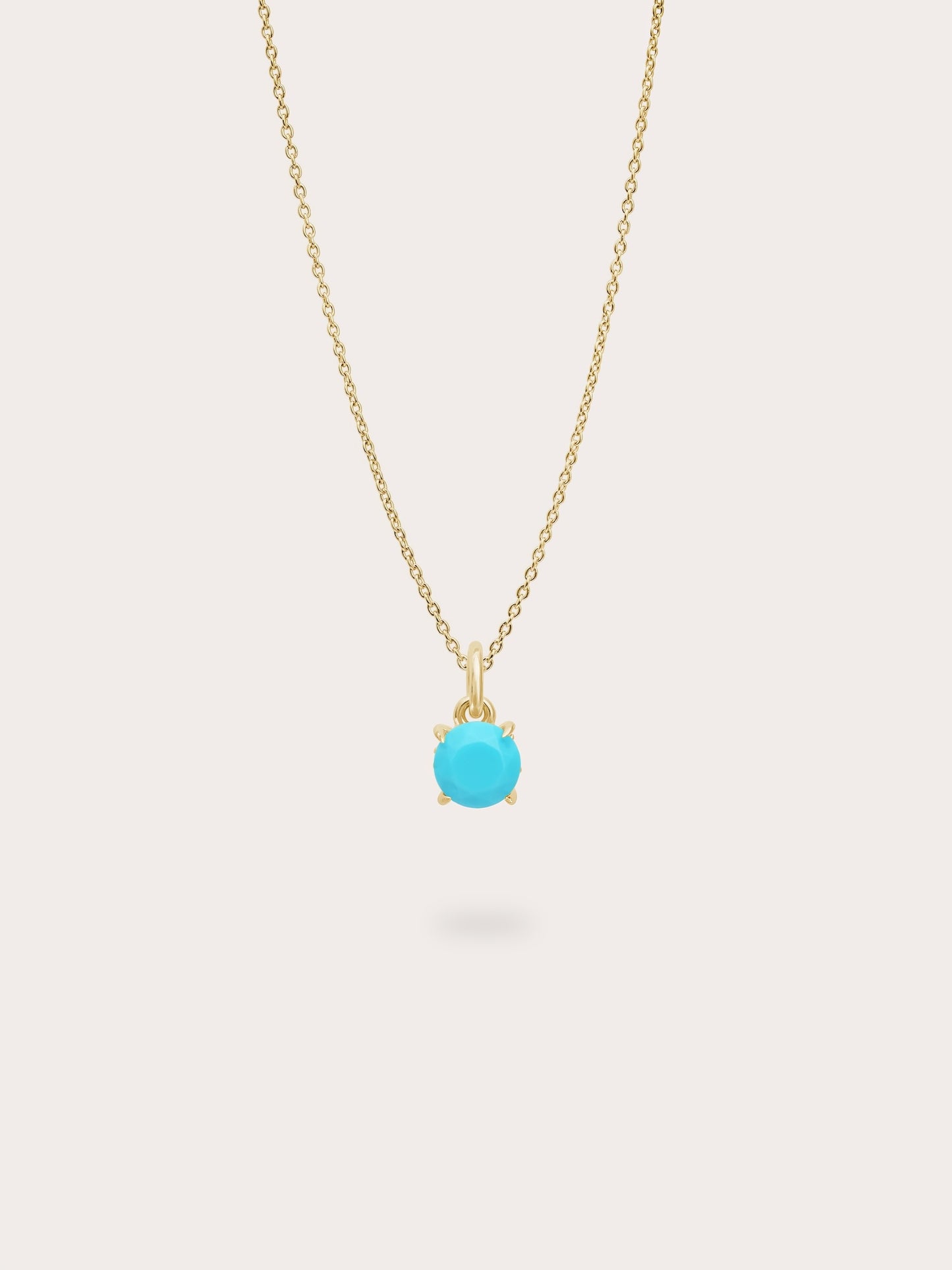 December Birthstone Necklace - Turquoise