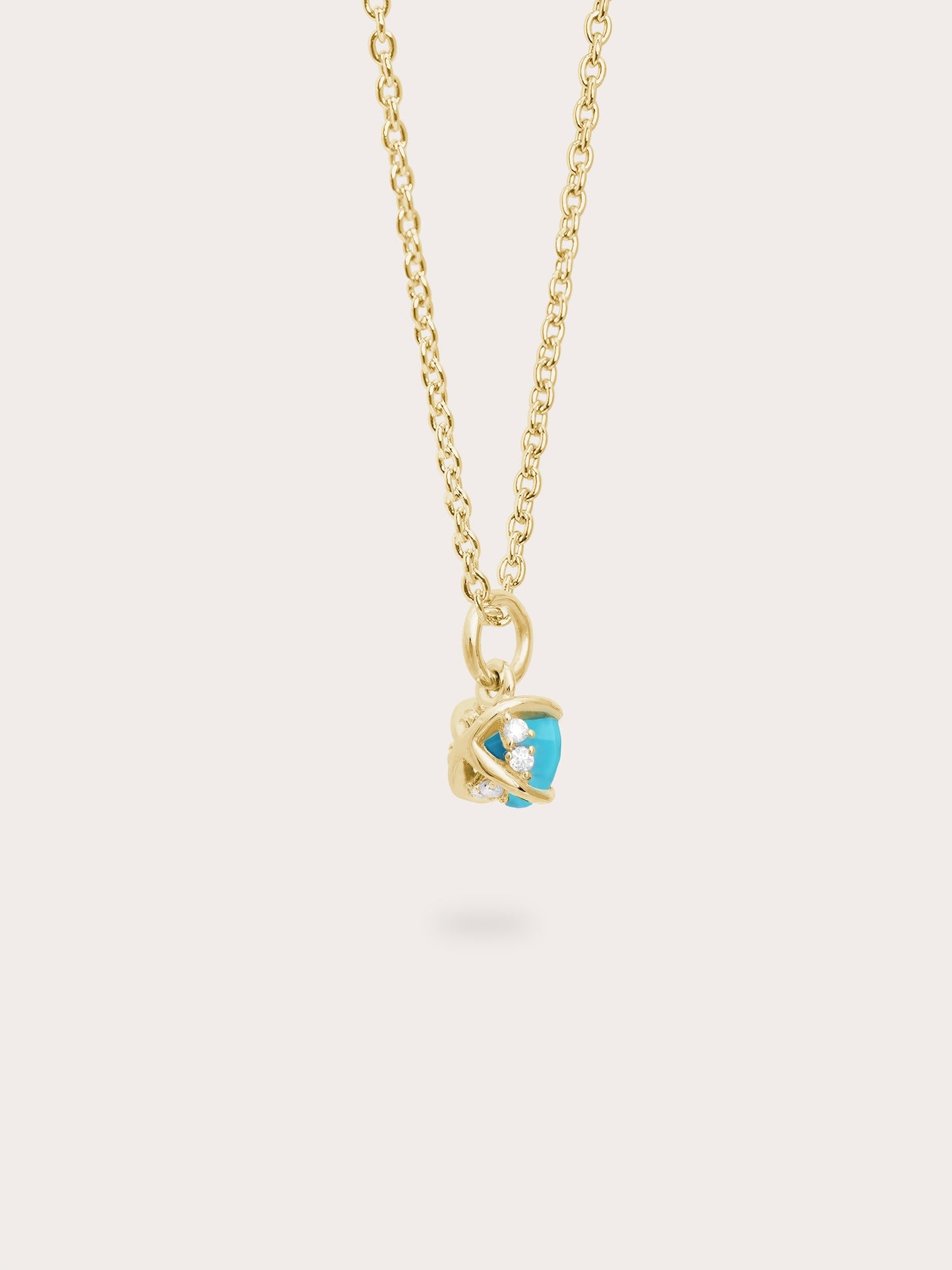 December Birthstone Necklace - Turquoise